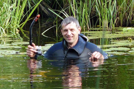 Аўтар сенсацыйнай знаходкі Алег. Фота belklad.by