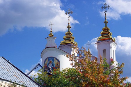 Свято-Воскресенский храм украсила большая фреска. Фото Сергея Серебро