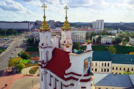 Свято-Воскресенский храм украсила большая фреска. Фото Сергея Серебро