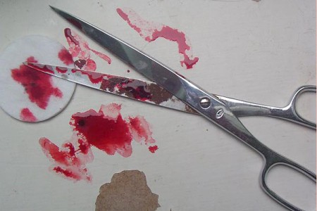 В Чашникском районе мужчина изрезал ножницами свою сожительницу и ее дочь