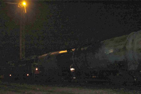 Три цистерны с дизельным топливом сошли с рельсов на станции “Витебск”. Фото МЧС
