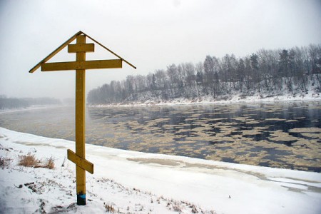 Праздник Крещения в Лужесно. Фото Сергея Серебро