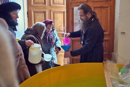 Праздник Крещения в Лужесно. Фото Сергея Серебро