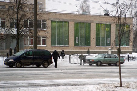 Сильные морозы в Витебске. Фото Сергея Серебро