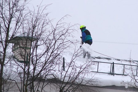 Сильные морозы в Витебске. Фото Сергея Серебро