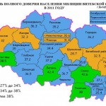 Насколько доверяют милиции в Витебской области?