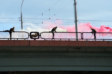 Водна-спартыўнае шоў на Дзвіне. Фота Сержука Серабро