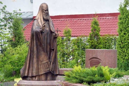 У Віцебску з’явіўся помнік патрыярху Алексію II. Фота Сержука Серабро