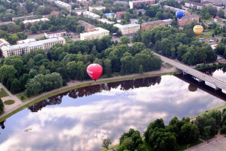 Над фестивальным Витебском на воздушном шаре. Courtesy photo