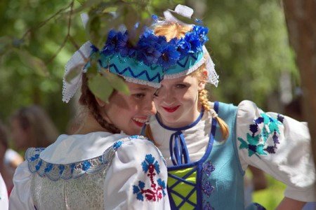 Беларуска-латвійскае Купалле ў Віцебску. Фота Сержука Серабро