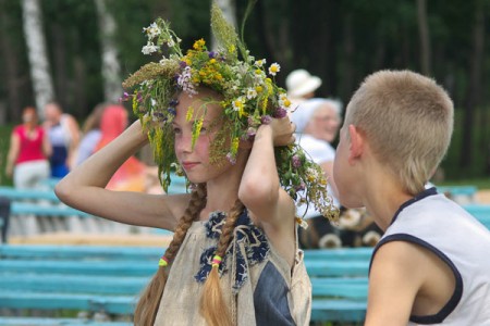 Беларуска-латвійскае Купалле ў Віцебску. Фота Сержука Серабро