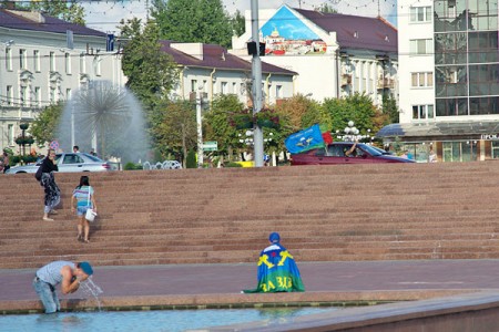 День десантника в Витебске прошел с задержаниями. Фото Сергея Серебро