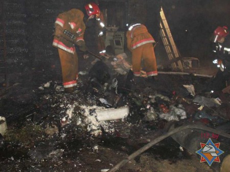 На пожаре в Витебске погибли два брата. Фото МЧС
