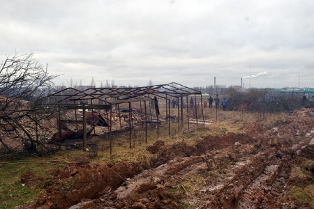 Под Витебском сожгли деревню Павловичи. Фото Сергея Серебро