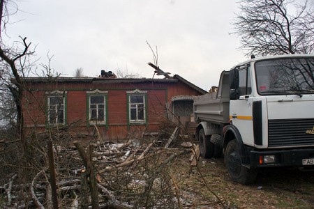 Под Витебском сожгли деревню Павловичи. Фото Сергея Серебро