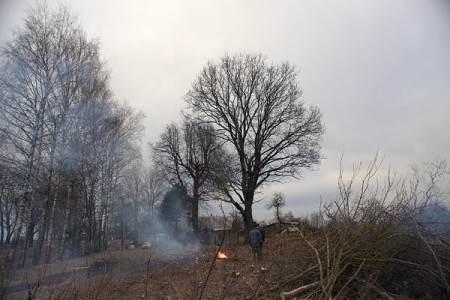 Под Витебском сожгли деревню Павловичи. Фото Сергея Серебро