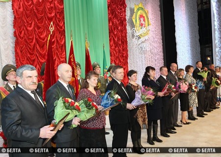 Лауреаты почетного звания «Человек года Витебщины». Фото БелТА