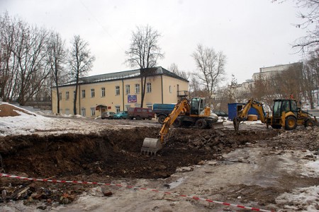 Гістарычны цэнтар Віцебска зноў пад каўшом экскаватара. Фота Сержука Серабро