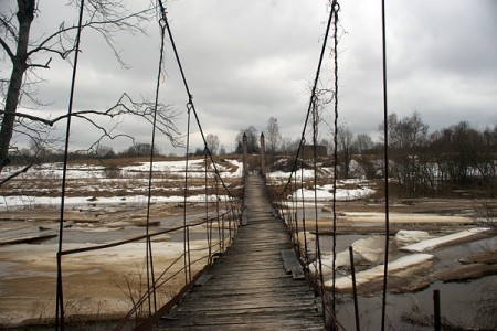 Від з павяснога маста праз Лучосу на Кучыншчыну. Фота Сержука Серабро