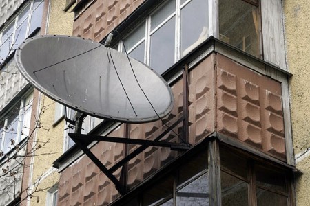 В Орше запретили телеантенны на фасадах домов на главных улицах. Фото photo.bymedia.net