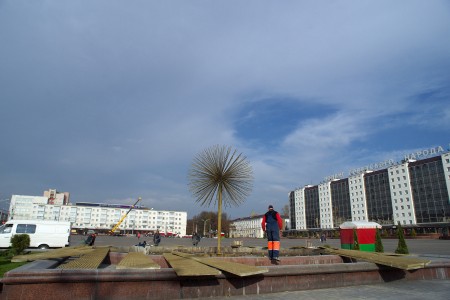 В Витебске завершился сезон фонтанов. Фото Сергея Серебро