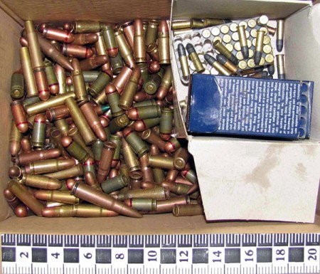 В гараже безработного в Орше обнаружен целый арсенал оружия. Фото ОИОС УВД