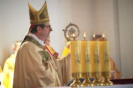 У Віцебску адбылося біскупскае пасвячэнне ардынарыя Віцебскай дыяцэзіі Алега Буткевіча. Фота Сержука Серабро