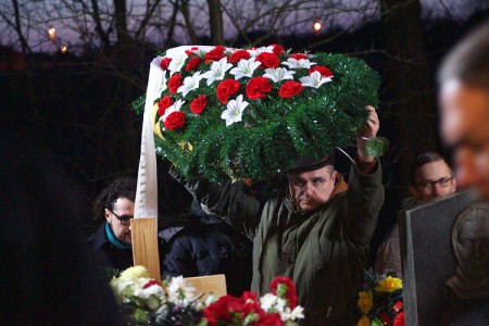 Пахаванне Рыгора Барадуліна ў Ушачах. Фота Сержука Серабро