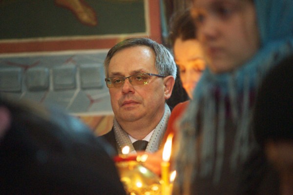 Митрополит Павел провел праздничное богослужение в Благовещенской церкви Витебска. Фото Сергея Серебро