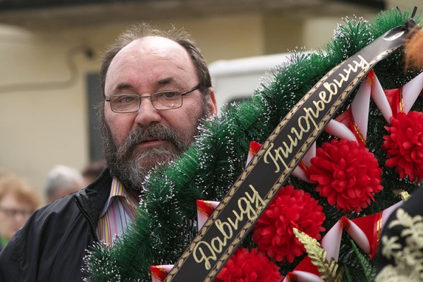 Давіда Сімановіча праводзілі ў апошні шлях на ўскрайку Віцебска. Фота Сержука Серабро