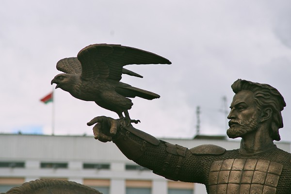 У Віцебску ўсталявалі помнік князю Альгерду. Фота Сержука Серабро