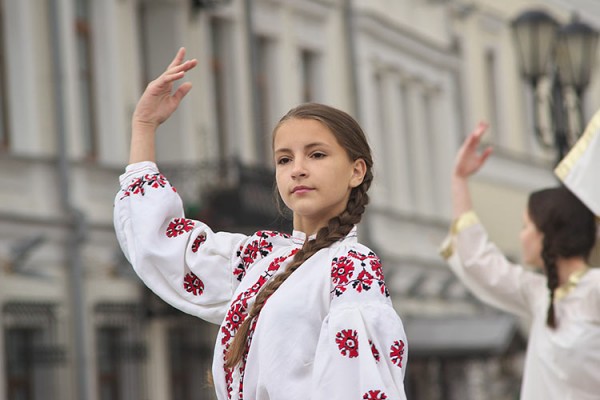 Харэаграфічная мініяцюра пад час адкрыцця помніка князю Альгерду ў Віцебску.Фота Сержука Серабро