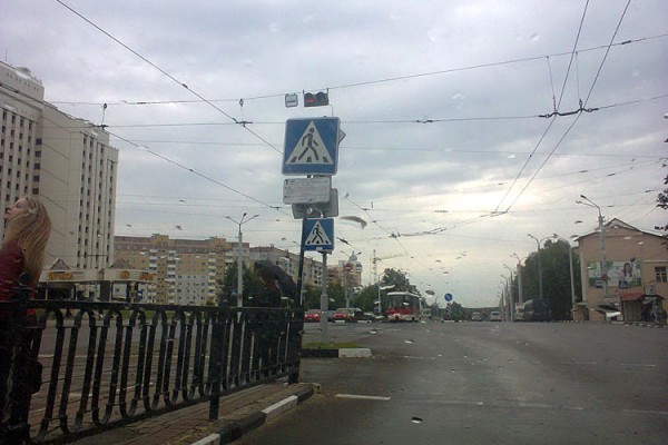 Еще один бессмысленный светофор в Витебске. Courtesy photo