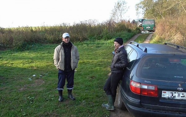 В Полоцком районе браконьер бросил свою подругу на произвол судьбы. Фото Государственной инспекции охраны животного и растительного мира