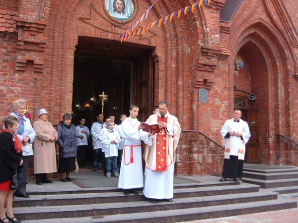 Пастаўская парафія адсвяткавала Дажынкі. Фота Сабіны Радзько