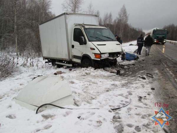 В ДТП на трассе Орша Витебск погибли два человека, еще трое травмированы. Фото МЧС