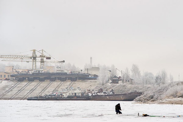 Речной порт в Витебске, 2014 год. Фото Сергея Серебро