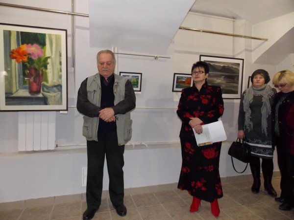 5 декабря в Витебском художественном музее состоялось открытие выставки акварели Николая Образова. Фото Георгия Корженевского