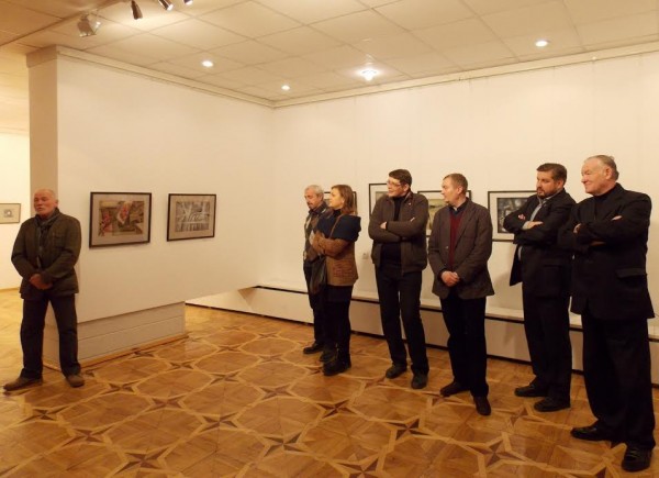 4 декабря  Витебском центре современного искусства состоялось открытие выставки графических работ Виктора Шилко «Реальность странного мира». Фото Георгия Корженевского
