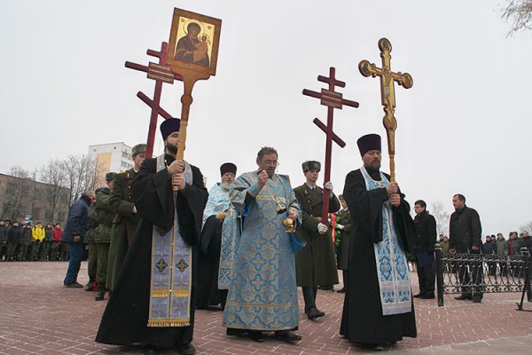 В Витебске торжественно перезахоронили 23 неизвестных солдат Второй мировой войны. Фото Сергея Серебро