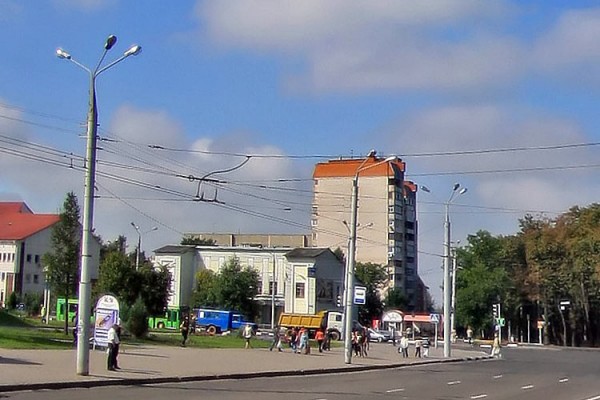 Бывшие здание клуба летчиков в Витебске. Современный вид на Яндекс.Панорамах