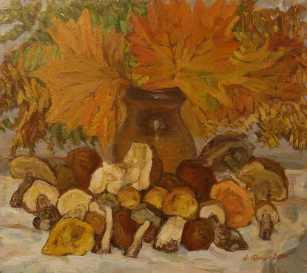 Натюрморт с грибами. 2007 г. Александр Доманов