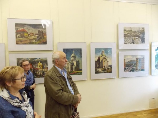 В Витебске открылась новая выставка Феликса Гумена «Память». Фото Георгия Корженевского