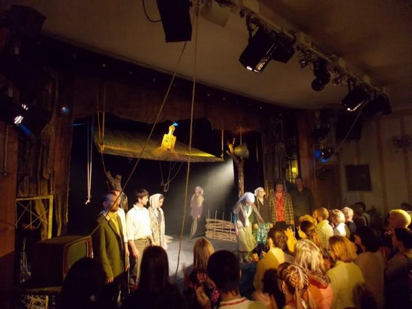 В Витебске состоялся показ спектакля «Прощания с Матёрой». Фото Георгия Корженевского