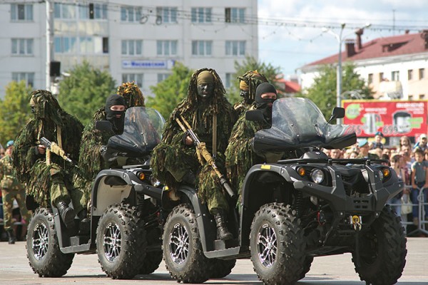 Празднование Дня десантника в Витебске. Фото Сергея Серебро