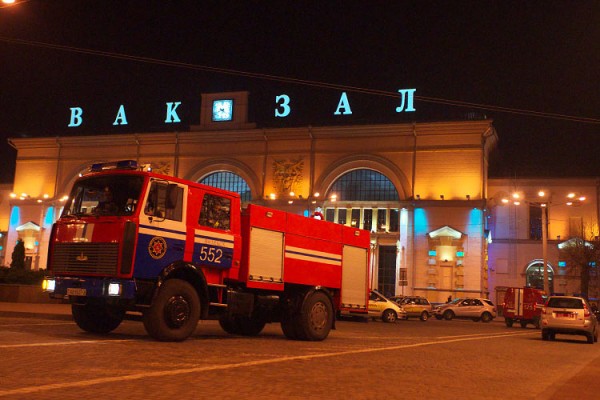 Из-за угрозы взрыва в Витебске эвакуировали два вокзала. Фото Сергея Серебро