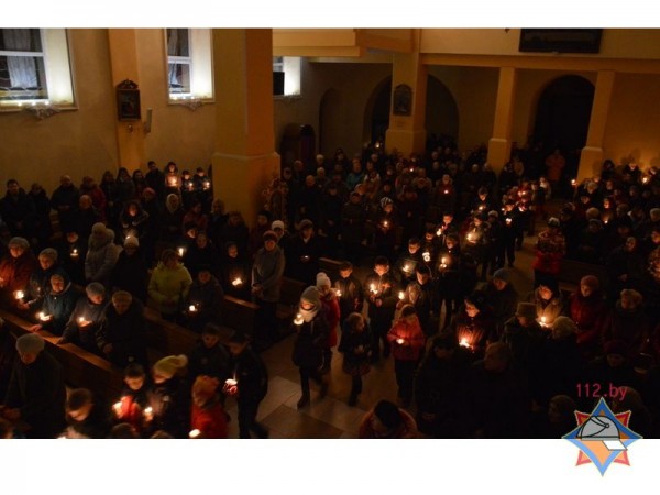 В костелах Браславского района учат пожарной безопасности. Фото МЧС