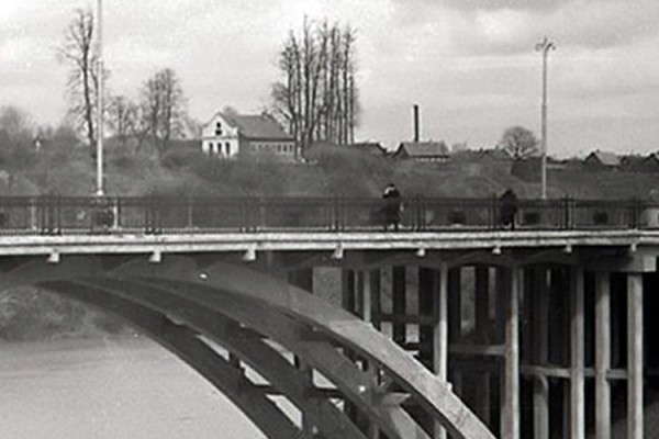 Выгляд будынка капліцы дуніных-Слепсцяў ў 1950-х гадах. Фота Канстанціна Дурыхіна