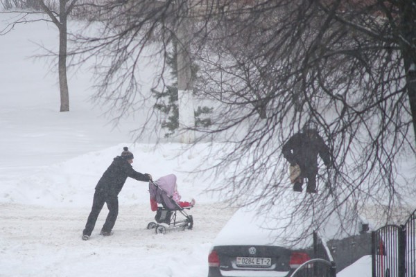 В Витебске выпало наибольшее количество осадков в Беларуси. Фото Сергея Серебро