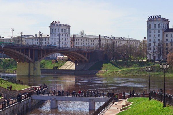 Субботняя рыбалка в Витебске. Фото Сергея Серебро